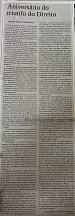 Artigo "Aniversário do triunfo do Direito" no "Notícias" de 24 de Setembro Artigo "Aniversário do triunfo do Direito" no "Notícias" de 24 de Setembro
